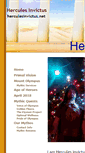 Mobile Screenshot of herculesinvictus.net